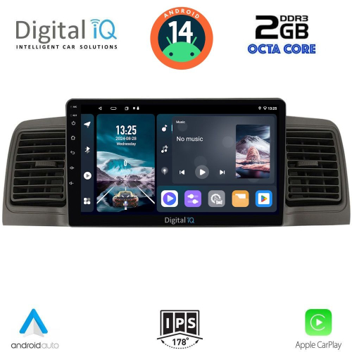 DIGITAL IQ RTG 4712_CPA (9inc) MULTIMEDIA TABLET for TOYOTA COROLLA mod. 2001-2006