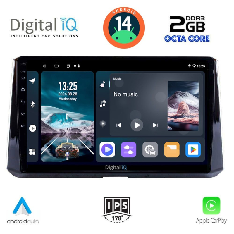 DIGITAL IQ RTG 4716_CPA (10inc) MULTIMEDIA TABLET for TOYOTA COROLLA mod. 2019>