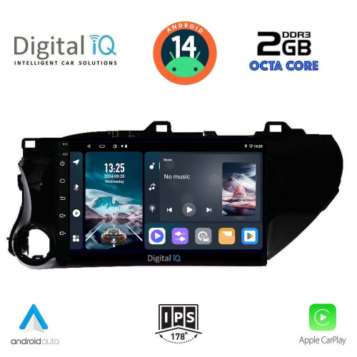 DIGITAL IQ RTG 4721_CPA (10inc) MULTIMEDIA TABLET for TOYOTA HILUX mod. 2017&gt;