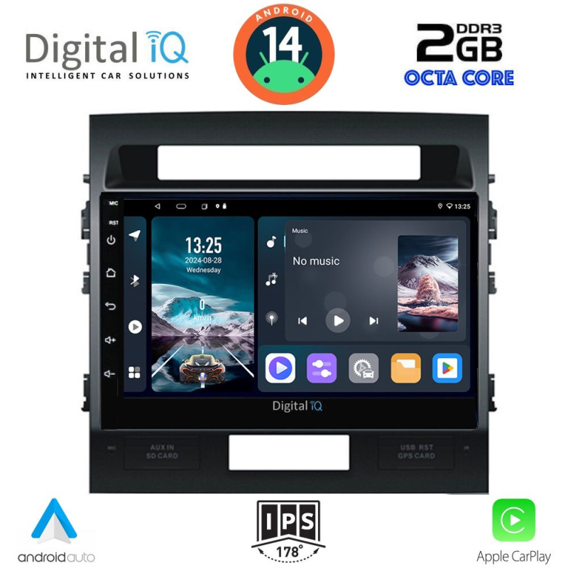 DIGITAL IQ RTG 4724_CPA (10inc) MULTIMEDIA TABLET for TOYOTA LAND CRUISER mod. 2008-2015