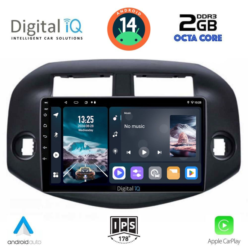 DIGITAL IQ RTG 4732_CPA (10inc) MULTIMEDIA TABLET for TOYOTA RAV 4 mod. 2006-2012