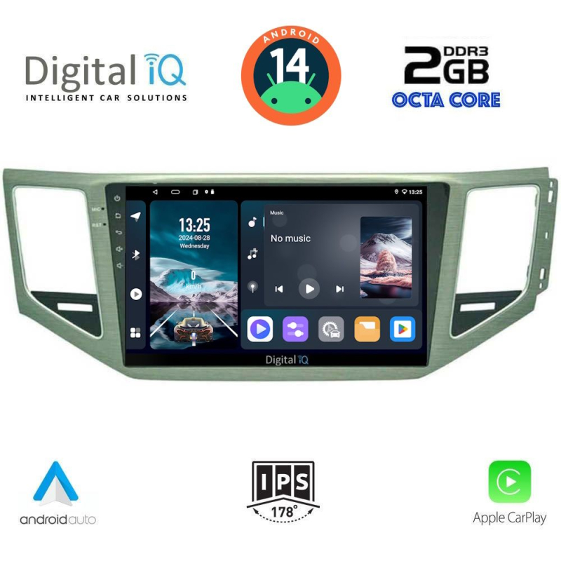 DIGITAL IQ RTG 4745_CPA (10inc) MULTIMEDIA TABLET for VW GOLF SPORTSVAN mod. 2014>