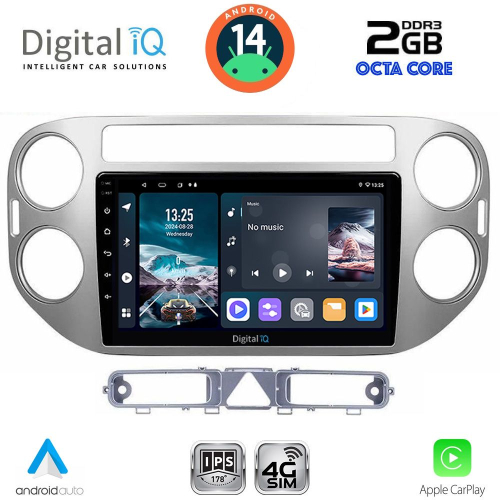 DIGITAL IQ RTG 4759GR_CPA (9inc) MULTIMEDIA TABLET for VW TIGUAN mod. 2004-2011 (GREY)
