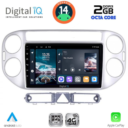 DIGITAL IQ RTG 4759SL_CPA (9inc) MULTIMEDIA TABLET for VW TIGUAN mod. 2004-2011 (SILVER)