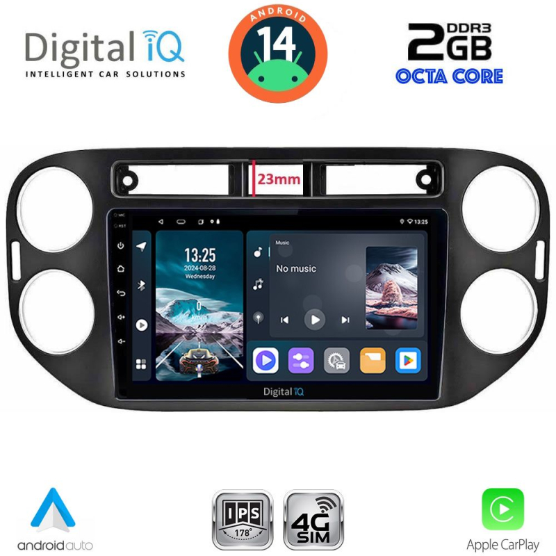 DIGITAL IQ RTG 4760BL_CPA (9inc) MULTIMEDIA TABLET for VW TIGUAN mod. 2011-2016 (BLACK) DIGITAL IQ RTG 4760BL_CPA (9inc) MULTIMEDIA TABLET for VW TIGUAN mod. 2011-2016 (BLACK)