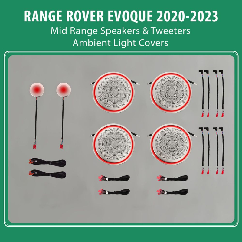 DiQ AMBIENT RANGE ROVER EVOQUE (SPK) mod. 2020-2022, Mid Range & Tweeters Covers DiQ AMBIENT RANGE ROVER EVOQUE (SPK) mod. 2020-2022, Mid Range & Tweeters Covers