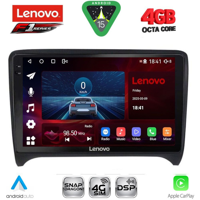 LENOVO SSQ 9009_CPA (9inc) MULTIMEDIA TABLET for AUDI TT mod. 2007-2015