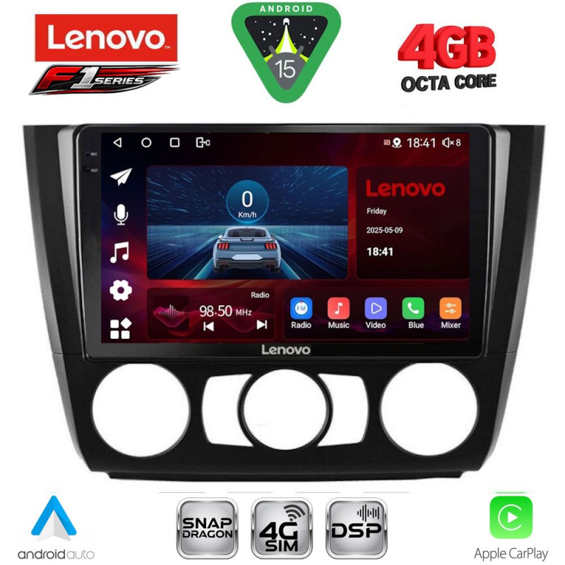 LENOVO SSQ 9040_CPA A/C (9inc) MULTIMEDIA TABLET for BMW S.1 E81-82-87-88 mod. 2004-2013