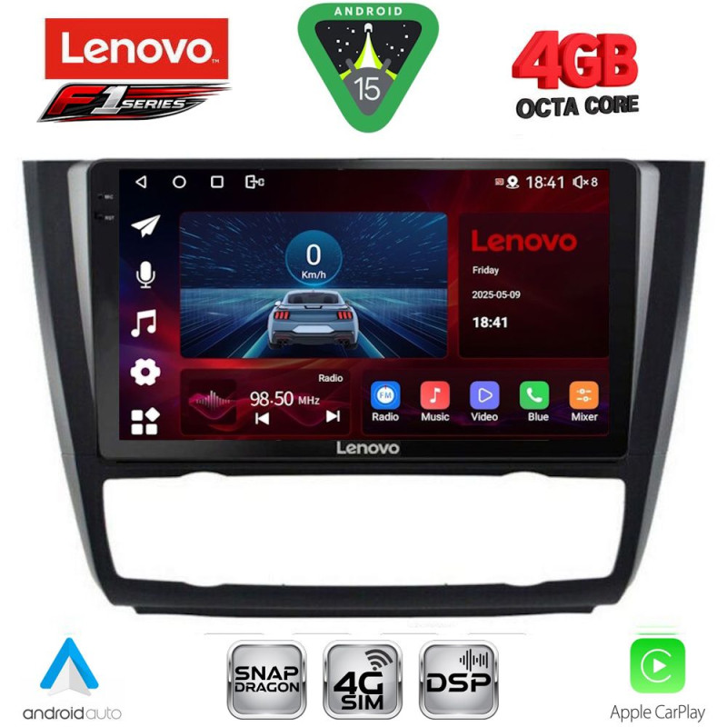 LENOVO SSQ 9040_CPA CLIMA (9inc) MULTIMEDIA TABLET for BMW S.1 E81-82-87-88 mod. 2004-2013