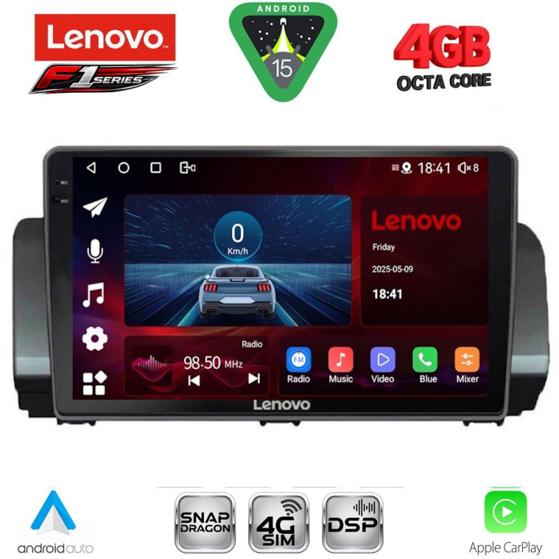 LENOVO SSQ 9109_CPA (9inc) MULTIMEDIA TABLET for DACIA LOGAN - SANDERO - JOGGER mod. 2020>
