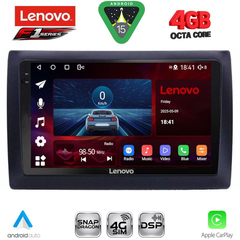 LENOVO SSQ 9145_CPA (9inc) MULTIMEDIA TABLET for FIAT STILO mod. 2001-2007
