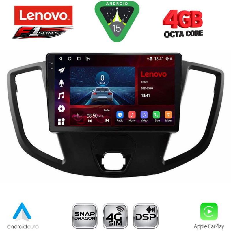 LENOVO SSQ 9179_CPA (9inc) MULTIMEDIA TABLET for FORD TRANSIT mod. 2014-2020