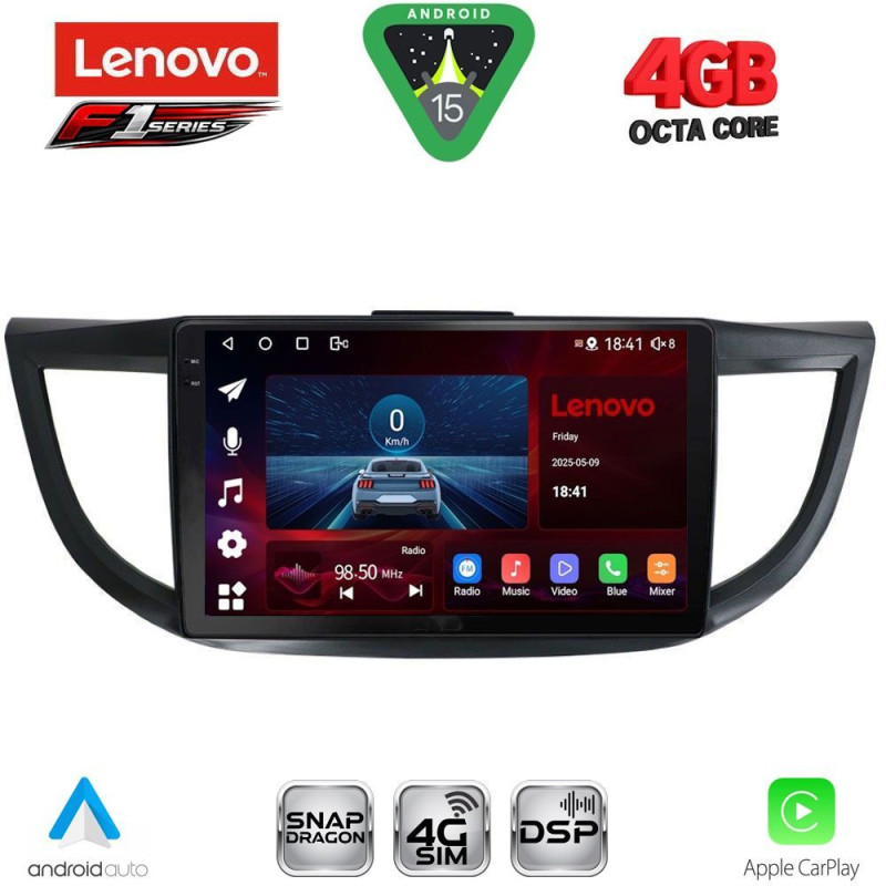 LENOVO SSQ 9198_CPA (10inc) MULTIMEDIA TABLET for HONDA CRV mod. 2013-2017