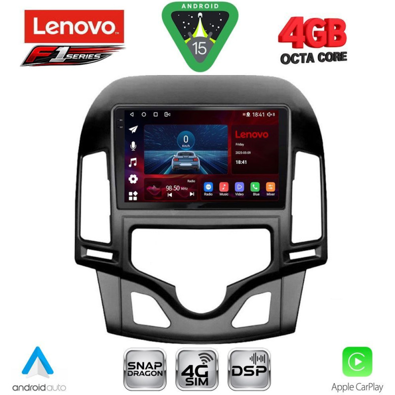 LENOVO SSQ 9231_CPA CLIMA (9inc) MULTIMEDIA TABLET for HYUNDAI i30 mod. 2007-2012