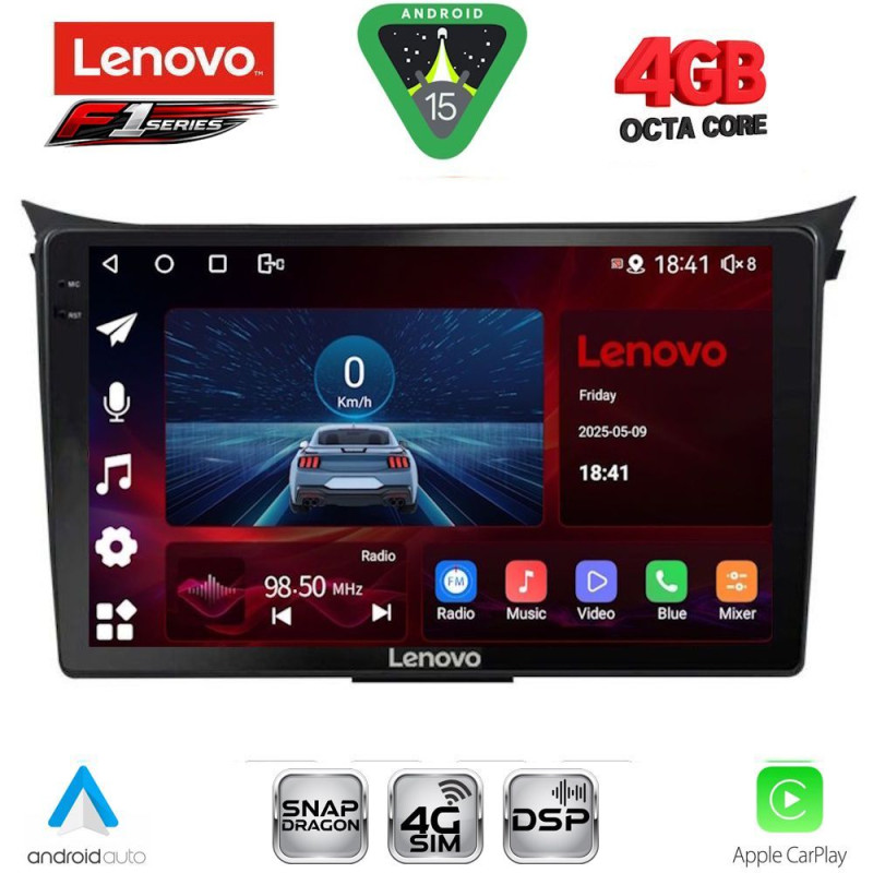 LENOVO SSQ 9232_CPA (9inc) MULTIMEDIA TABLET for HYUNDAI i30 mod. 2012-2017