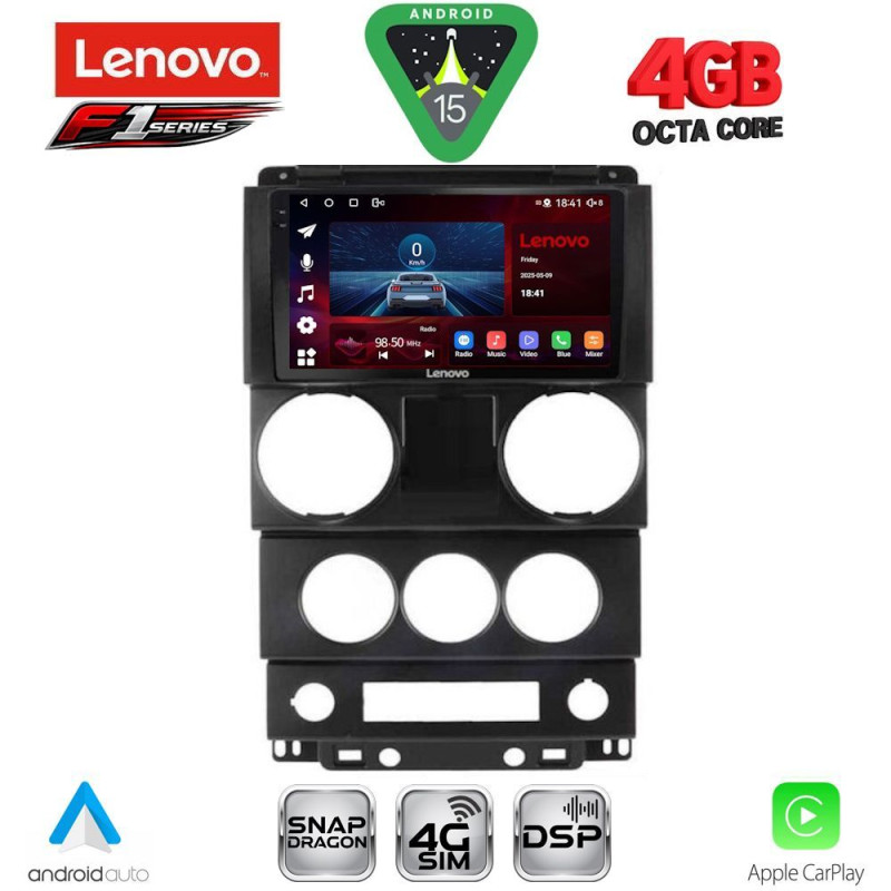 LENOVO SSQ 9292_CPA (9inc) MULTIMEDIA TABLET for JEEP WRANGLER mod. 2006-2011