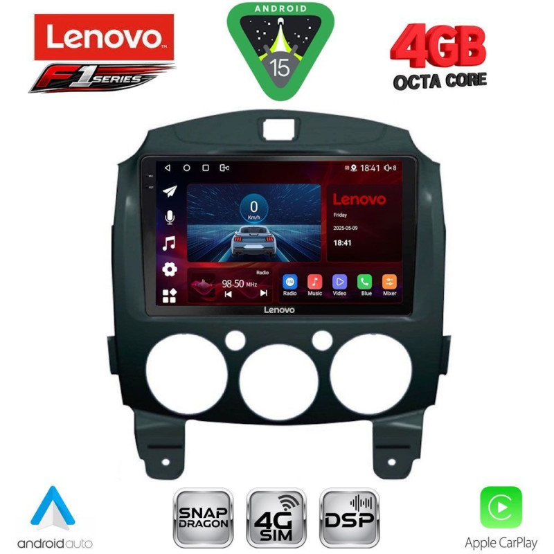 LENOVO SSQ 9361_CPA (9inc) MULTIMEDIA TABLET for MAZDA 2 mod. 2007-2014
