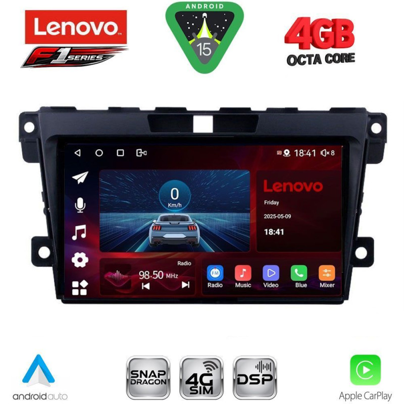 LENOVO SSQ 9389_CPA (9inc) MULTIMEDIA TABLET for MAZDA CX7 mod. 2006-2012