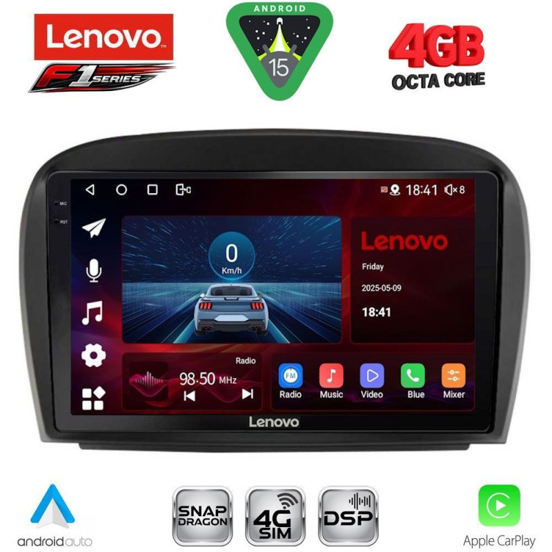 LENOVO SSQ 9427_CPA (9inc) MULTIMEDIA TABLET for MERCEDES SL (R230) FACELIFT mod. 2006-2012