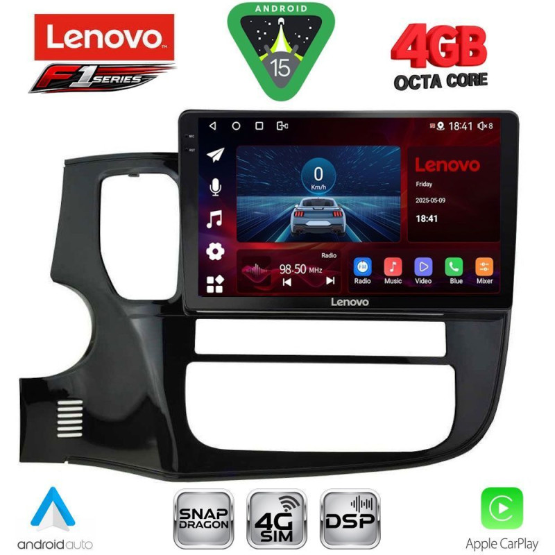 LENOVO SSQ 9443_CPA (10inc) MULTIMEDIA TABLET for MITSUBISHI OUTLANDER mod. 2013-2020