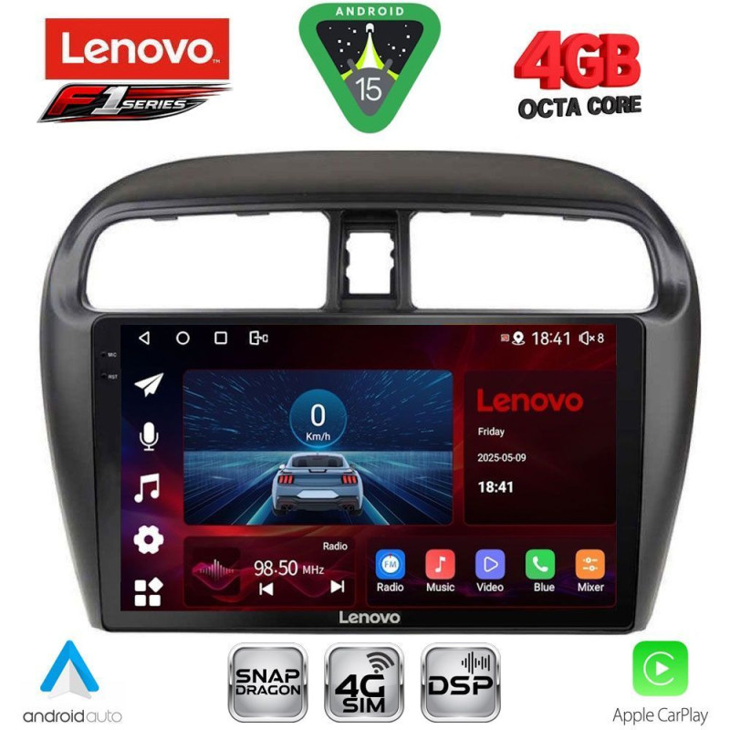LENOVO SSQ 9448_CPA (9inc) MULTIMEDIA TABLET for MITSUBISHI SPACESTAR mod. 2013-2020