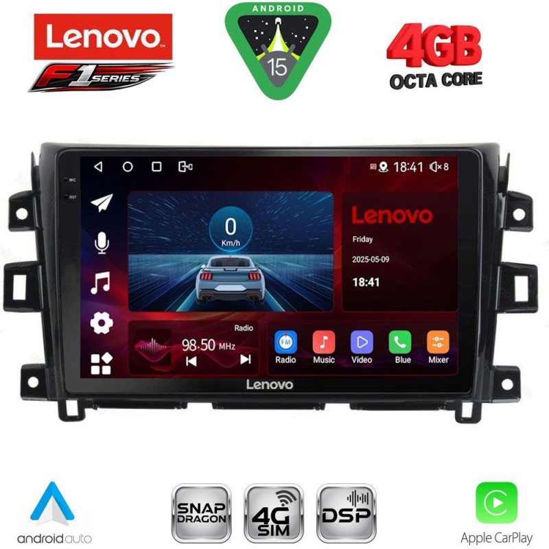 LENOVO SSQ 9456_CPA (10inc) MULTIMEDIA TABLET for NISSAN NAVARA mod. 2016-2025