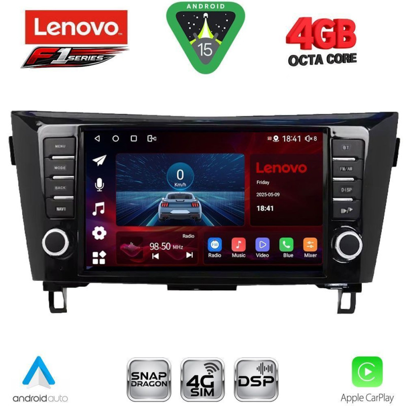 LENOVO SSQ 9467_CPA (9inc) MULTIMEDIA TABLET for NISSAN QASHQAI - XTRAIL mod. 2014-2021