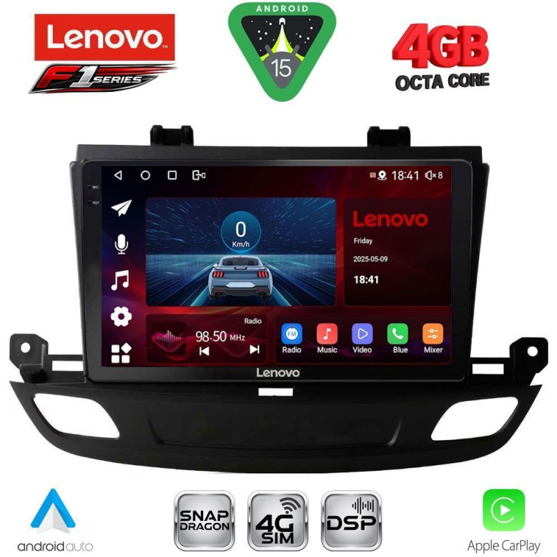 LENOVO SSQ 9493_CPA (9inc) MULTIMEDIA TABLET for OPEL INSIGNIA mod. 2018-2024