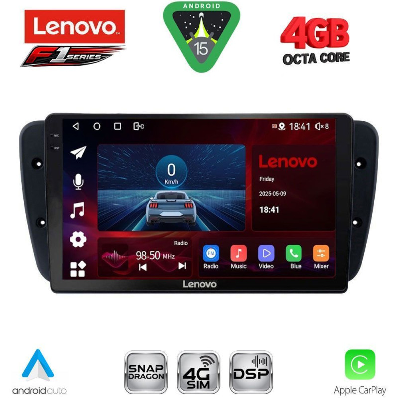 LENOVO SSQ 9571_CPA (9inc) MULTIMEDIA TABLET for SEAT IBIZA mod. 2008-2015