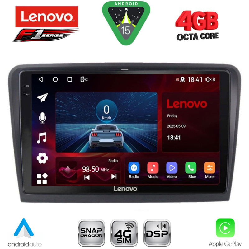 LENOVO SSQ 9604B_CPA (10inc) MULTIMEDIA TABLET for SKODA SUPERB mod. 2008-2015