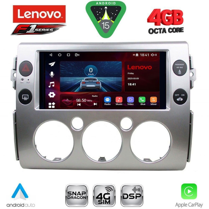 LENOVO SSQ 9717_CPA (9inc) MULTIMEDIA TABLET for TOYOTA FJ CRUISER mod. 2007-2013