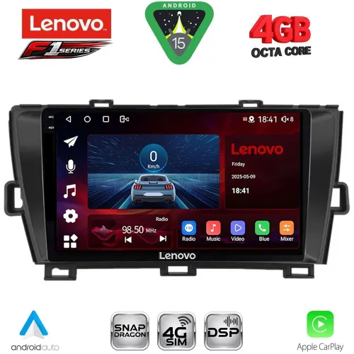 LENOVO SSQ 9726BL_CPA (9inc) MULTIMEDIA TABLET for TOYOTA PRIUS mod. 2009-2015 (BLACK)