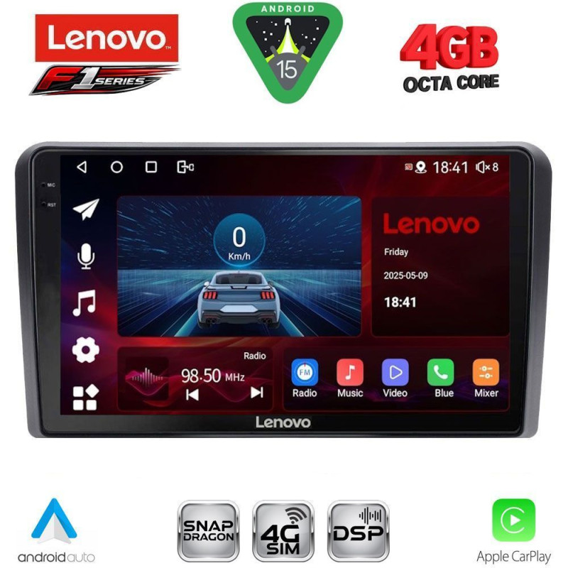 LENOVO SSQ 9740_CPA (10inc) MULTIMEDIA TABLET for SEAT - SKODA - VW mod. 2004-2014
