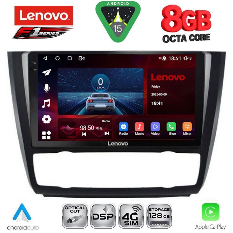 LENOVO SSR 10040_CPA CLIMA (9inc) MULTIMEDIA TABLET for BMW S.1 E81-82-87-88 mod. 2004-2013