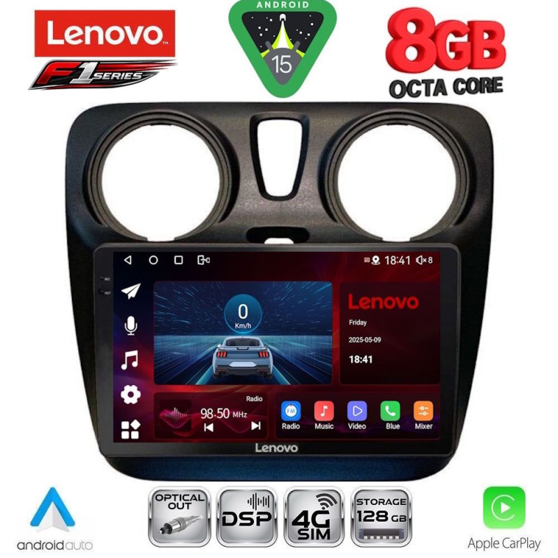 LENOVO SSR 10112_CPA (9inc) MULTIMEDIA TABLET for DACIA DOKKER 2012-2022