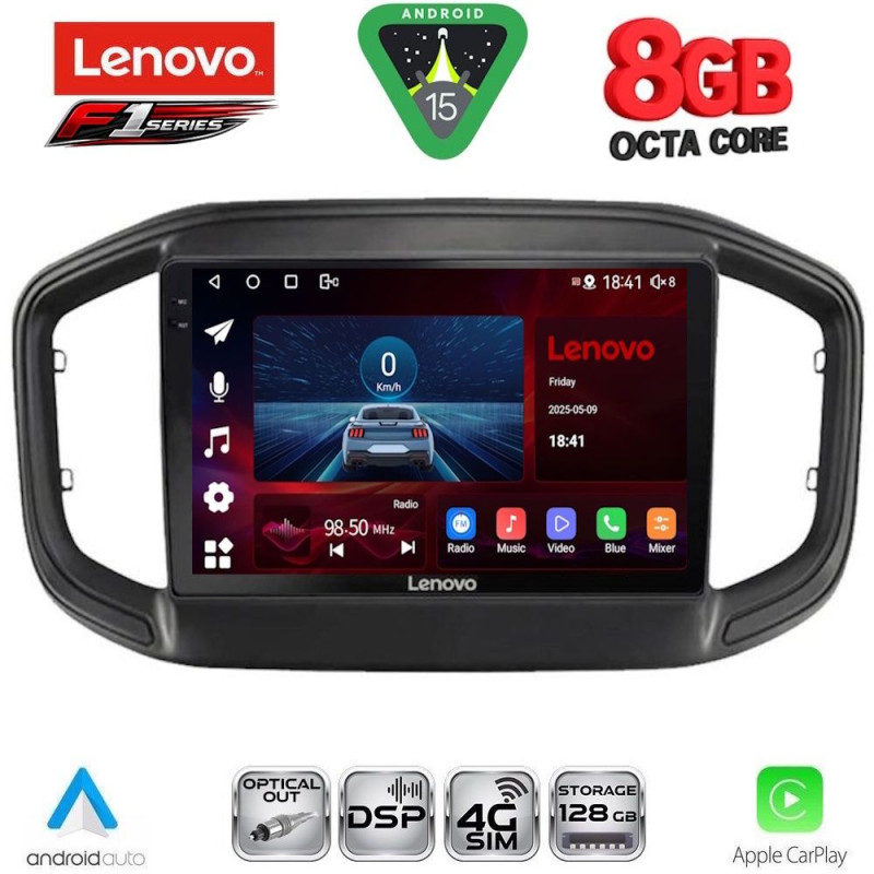 LENOVO SSR 10147_CPA (9inc) MULTIMEDIA TABLET for FIAT STRADA mod. 2020-2026