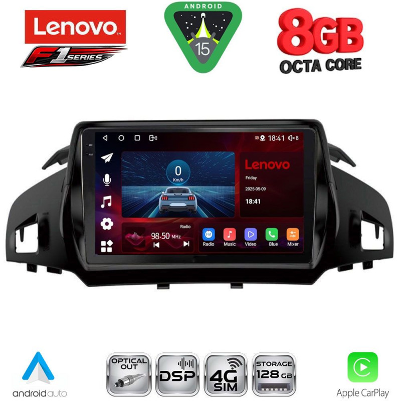 LENOVO SSR 10160_CPA (9inc) MULTIMEDIA TABLET for FORD KUGA mod. 2013-2019 – CMAX mod. 2011-2020