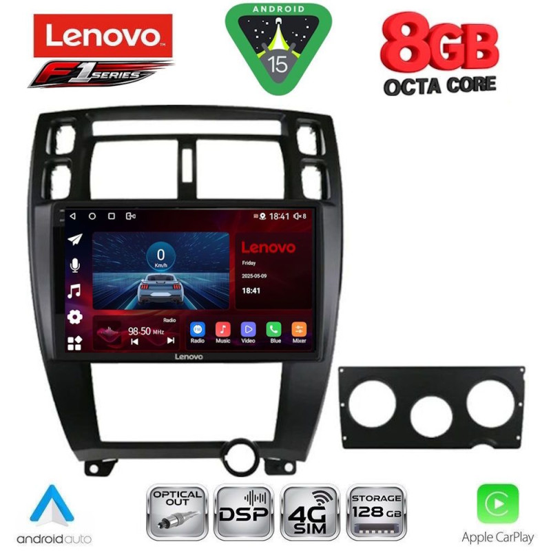 LENOVO SSR 10241BL_CPA (10inc) MULTIMEDIA TABLET for HYUNDAI TUCSON mod. 2004-2010 (BLACK)