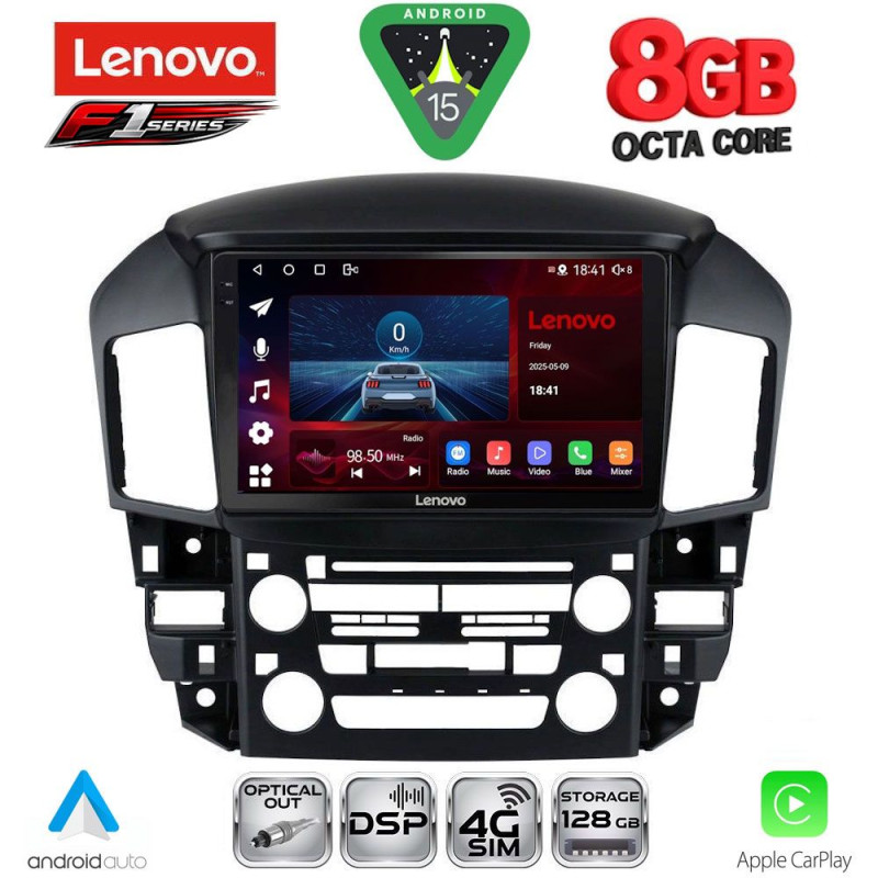 LENOVO SSR 10344_CPA (9inc) MULTIMEDIA TABLET for LEXUS RX 300 mod. 1998-2003