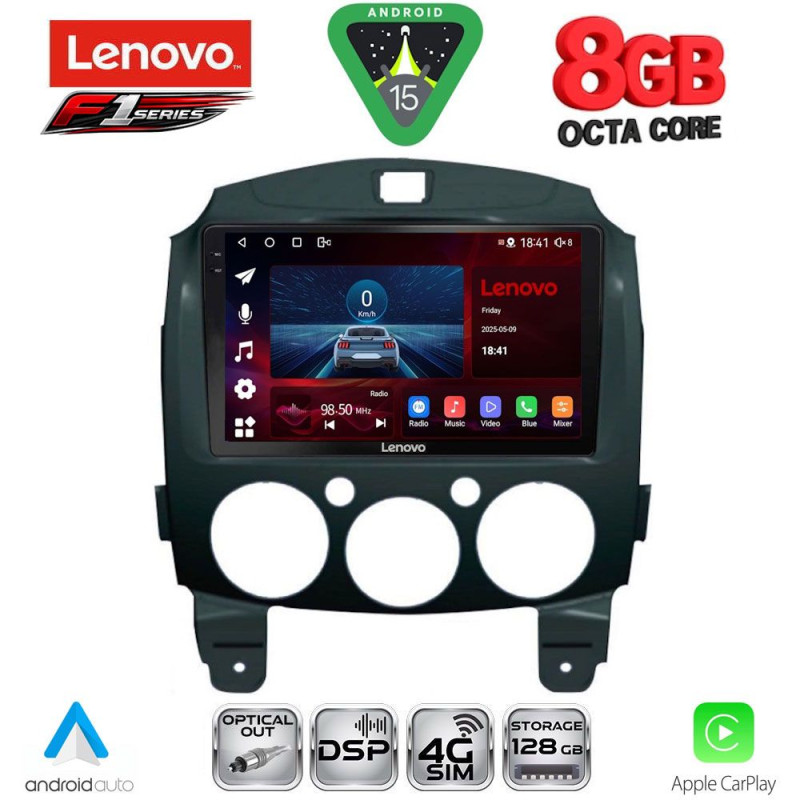 LENOVO SSR 10361_CPA (9inc) MULTIMEDIA TABLET for MAZDA 2 mod. 2007-2014