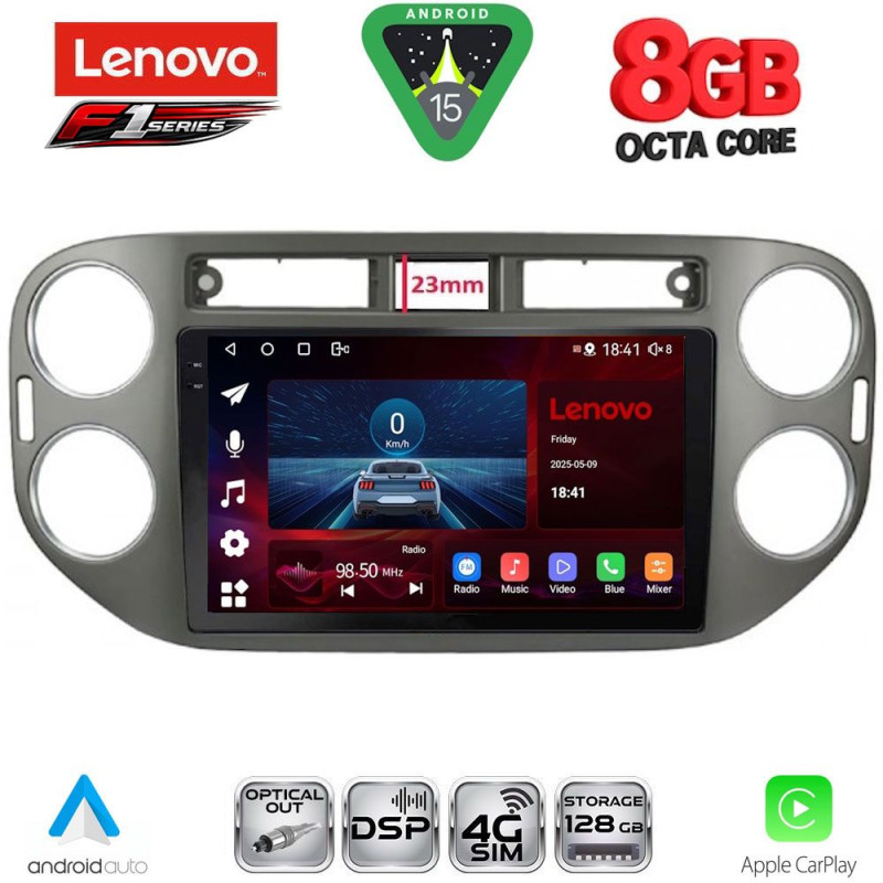 LENOVO SSR 10760GR_CPA (9inc) MULTIMEDIA TABLET for VW TIGUAN mod. 2011-2016 (GREY)