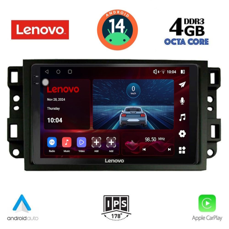 LENOVO SSV 8070_CPA (10inc) MULTIMEDIA TABLET for CHEVROLET ALL mod. 2004-2011