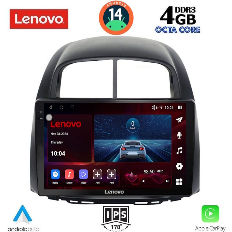 LENOVO SSV 8124_CPA (10inc) MULTIMEDIA TABLET for DAIHATSU SIRION mod. 2006-2012