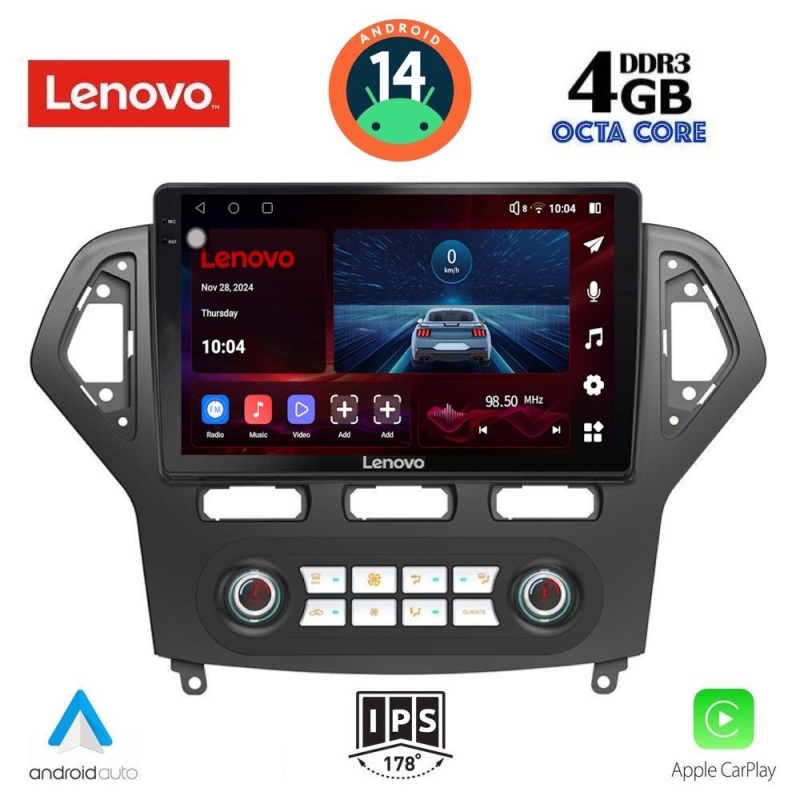 LENOVO SSV 8162_CPA CLIMA (10inc) MULTIMEDIA TABLET for FORD MONDEO mod. 2007-2011