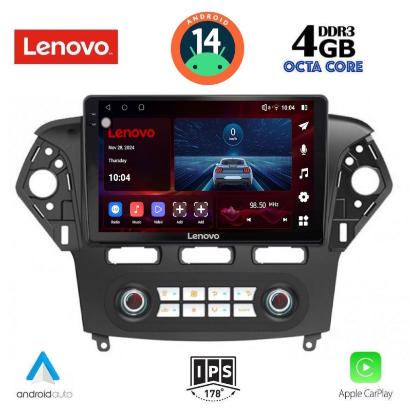 LENOVO SSV 8163_CPA CLIMA (10inc) MULTIMEDIA TABLET for FORD MONDEO mod. 2011-2013