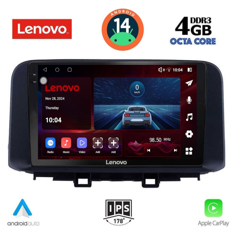 LENOVO SSV 8237_CPA (10inc) MULTIMEDIA TABLET for HYUNDAI KONA mod. 2017>