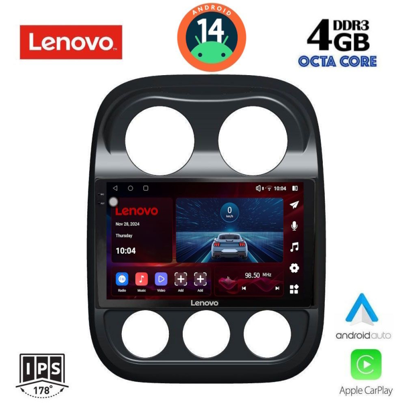 LENOVO SSV 8277_CPA (10inc) MULTIMEDIA TABLET for JEEP COMPASS – PATRIOT mod. 2007-2016