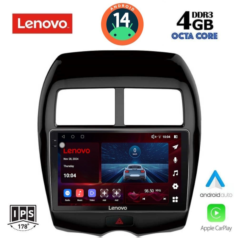 LENOVO SSV 8430_CPA (10inc) MULTIMEDIA TABLET for MITSUBISHI ASX mod. 2009> - PEUGEOT 4008 mod. 2012-2018