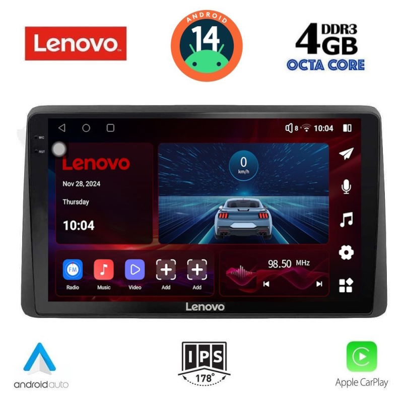 LENOVO SSV 8450_CPA (10inc) MULTIMEDIA TABLET for NISSAN NAVARA D22 mod. 1998-2004