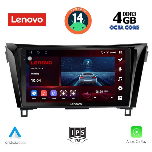LENOVO SSV 8468_CPA (10inc) MULTIMEDIA TABLET for NISSAN QASHQAI - XTRAIL mod. 2014-2021